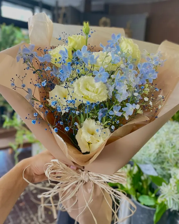 Blue×White の花束